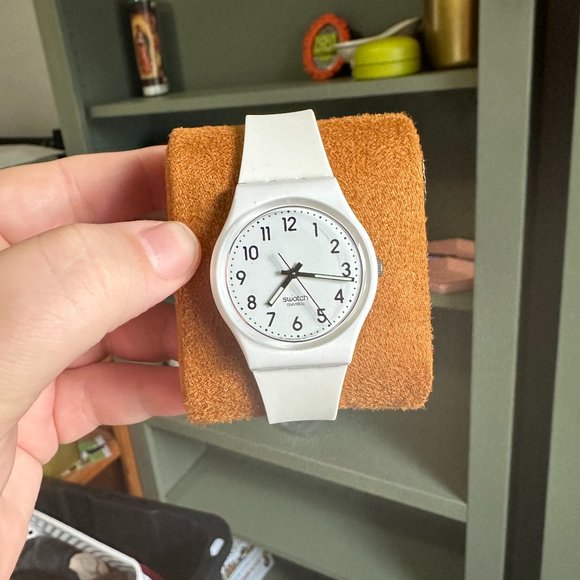 Swatch | Accessories | Swatch White Watch So28w7s14 | Poshmark